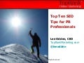 Top 10 SEO Public Relations Tips: TopRank
