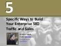 Building Enterprise eCommerce SEO Traffic and Sales