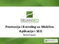 Promocija i Brending uz Mobilne Aplikacije i SEO - BizBuzz 2011