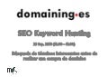 Seo keyword hunting Domaining.es