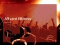 APIs and Efficiency SEOProSco Presentation 18th Oct 2012