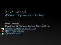 Optimising your site for search engines