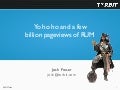Yo ho ho and a few billion pageviews of RUM