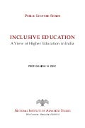 Inclusive Education: A View of Higher Education In India