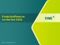 XING Produktoffensive im Herbst