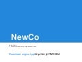 Sequoia Capital NewCo ppt template