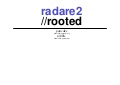 Sergi Álvarez & Roi Martín - Radare2 Preview [RootedCON 2010]