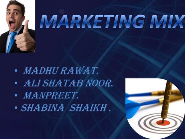 marketing mix to airlines