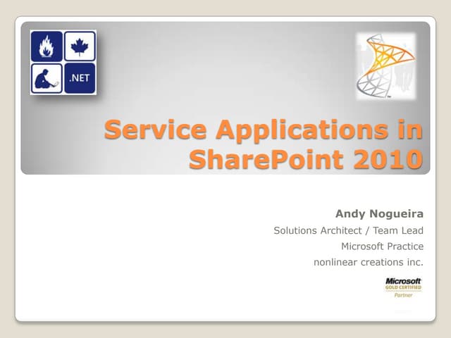 Service Applications in SharePoint ...