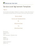 Service Level Agreement Template