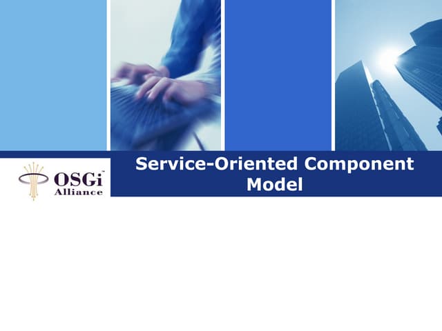 Service oriented component model