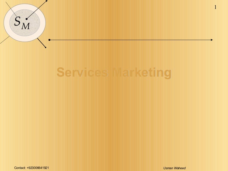 Service marketing essay
