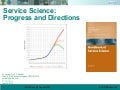 Service science progress and directions 20100620