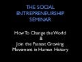 Social Entrepreneurship Seminar 1