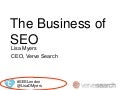 SES London 2012 - Lisa Myers - The Business of SEO