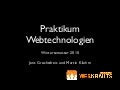Praktikum in Frontendentwicklung - Session1