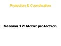 Motor protection