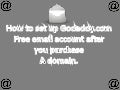 Set up email at godaddy
