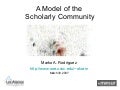 A Model of the Scholarly Community