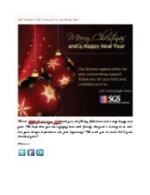 SGS Technologie LLC wishing you a happy holiday week!
