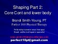 Shaping part 2 core cont and lower body