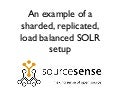Sharded Solr setup with master
