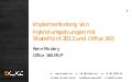 ShareConf 2013 - Implementierung von Hybridumgebungen mit SharePoint 2013 und Office 365