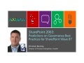 SharePoint 2063: The Future of SharePoint Governance