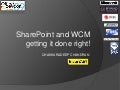 SharePoint And WCM