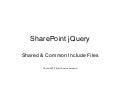 SharePoint jQuery Script Management