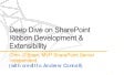 SharePoint Ribbon Deep Dive