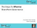 SharePoint Symposium - Governance