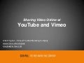 Sharing Video Online