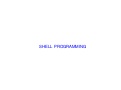 Shellscripting