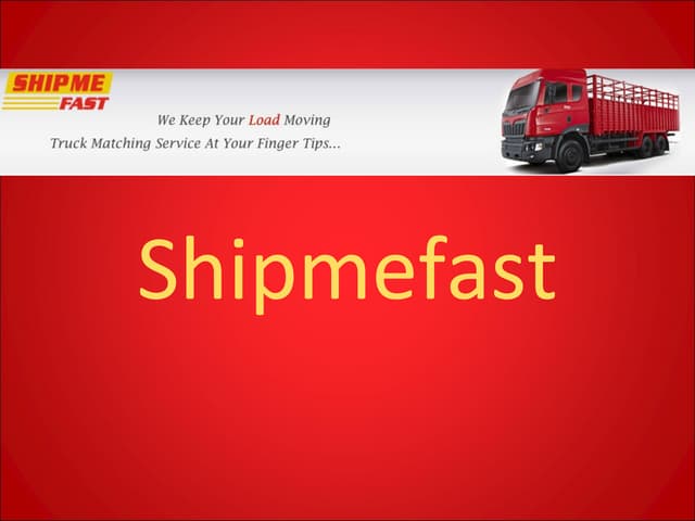 Shipmefast.com brochure