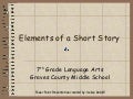 Short story elements