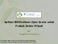 Aplikasi RME berbasis OpenSource untuk Praktek Dokter Pribadi