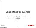 Social Media for business