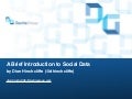 A Brief Introduction To Social Data
