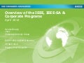 Overview of the IEEE, IEEE-SA & Corporate Programs