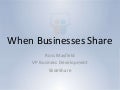 When Businesses Share