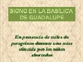 Signo Misterioso Virgen de Guadalupe