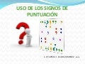 Uso de los Signos de puntuación