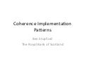 Coherence Implementation Patterns - Sig Nov 2011