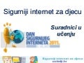 Sigurniji internet za djecu