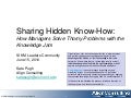 Sikm knowledge jam (katrina pugh) 100615