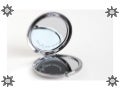 Silver compact mirror