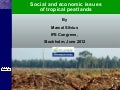 Social and economic issues of tropical peatlands