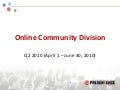 Online Community Division Q2 2010