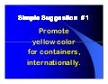 Simple Road Safety Suggestions PowerPoint Presentation